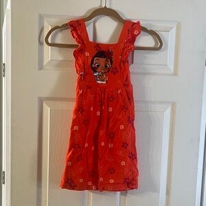 Disney Princess Orange Toddler Romper- Moana II